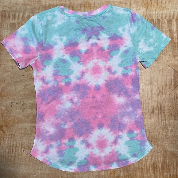 Star Wars Youth Large Girls Baby Yoda Grogu Tie-dye T-shirt - Picture 2 of 3